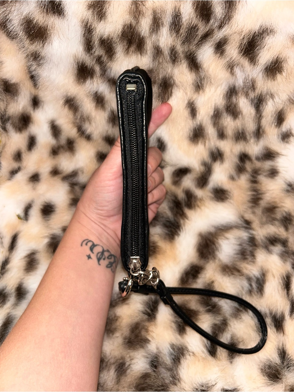 Coach Amanda Black Satin Gathered Wristlet -EUC- - Picture 5 of 15